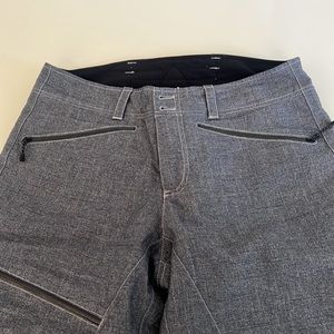 Mens ski pants made by Bogner fire+ice. Charcoal grey lined with pockets.